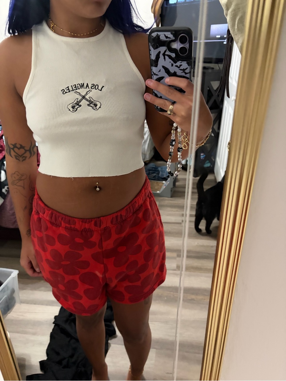 Forever 21 Cropped Los Angeles Tank Top